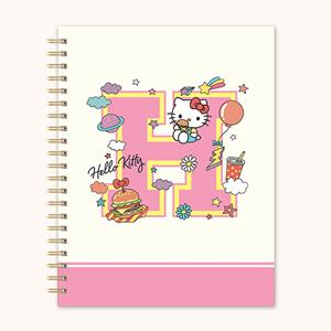 Image of HELLO KITTY XL NOTEBOOK - hkcllgletters (SKU: 168875965000122) Image of HELLO KITTY XL NOTEBOOK - hkcllgletters